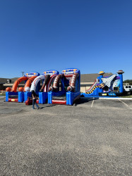 3 x 1 INFLATABLE GAMES (FOOTBALL, BASEBALL, BASKETBALL)