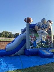 FOOTBALL DALLAS COWBOYS BOUNCE HOUSE WITH SLIDE (Water o