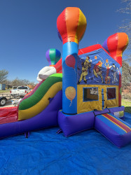 SPORT THEME BOUNCE HOUSE WITH SLIDE (Water or Dry Sl