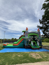 DINOSAUR JUMP BOUNCE HOUSE WITH SLIDE (Water or Dry Slid