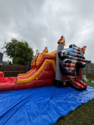 MONSTER TRUCK DUAL LANE BOUNCE HOUSE (Water or Dry