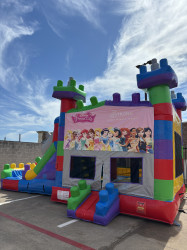 DISNEY PRINCESS DUAL LANE BOUNCE HOUSE