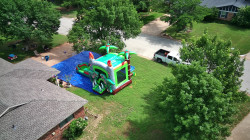 DINOSAUR JUMP BOUNCE HOUSE WITH SLIDE (Water or Dry Slid