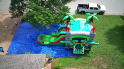 DINOSAUR JUMP BOUNCE HOUSE WITH SLIDE (Water or Dry Slid