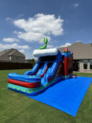 OCEAN DUAL LANE BOUNCE HOUSE (Water or Dry