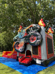 MONSTER TRUCK DUAL LANE BOUNCE HOUSE